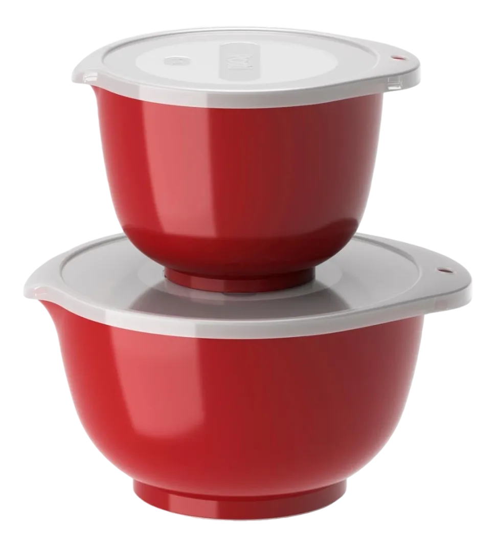 Mengkommen Set Rosti Margrethe Red 1,5 + 3,0 L (2-delig)