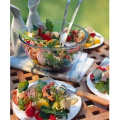 Mengkom Pyrex Classic Transparant 0,5 L / 1 L / 2 L (3-delig)