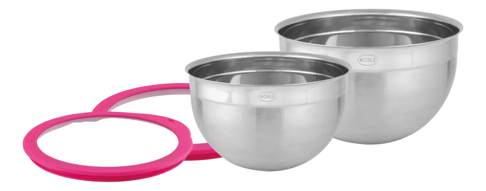 Mengkom Rösle Keuken met Deksel 20 en 24 cm (Set van 2)