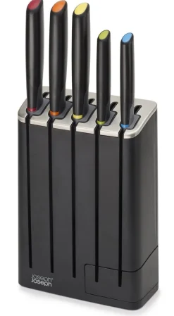 Joseph Joseph Messenblok Elevate Mes SlimBlock Zwart (6-Delig) New