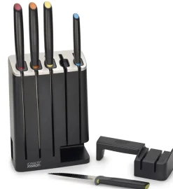 Joseph Joseph Messenblok Elevate Mes SlimBlock Zwart (6-Delig) New