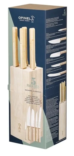 Opinel Messenblok Parallele Bread Beukenhout (6-Delig) Online