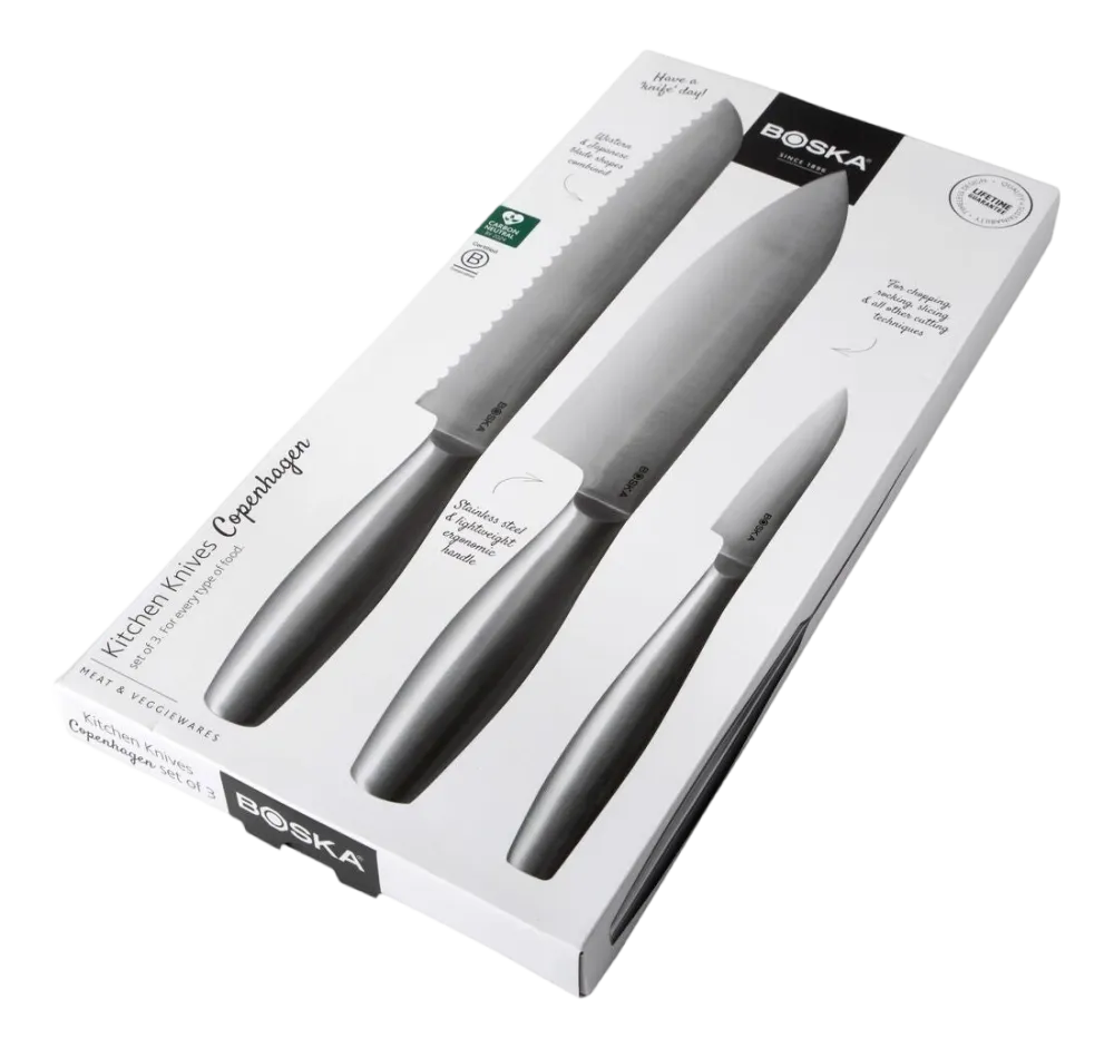 Boska Messenset Copenhagen Silver (Set van 3) Clearance