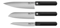Messenset Fissler ProCut Zwart (3-Delig)