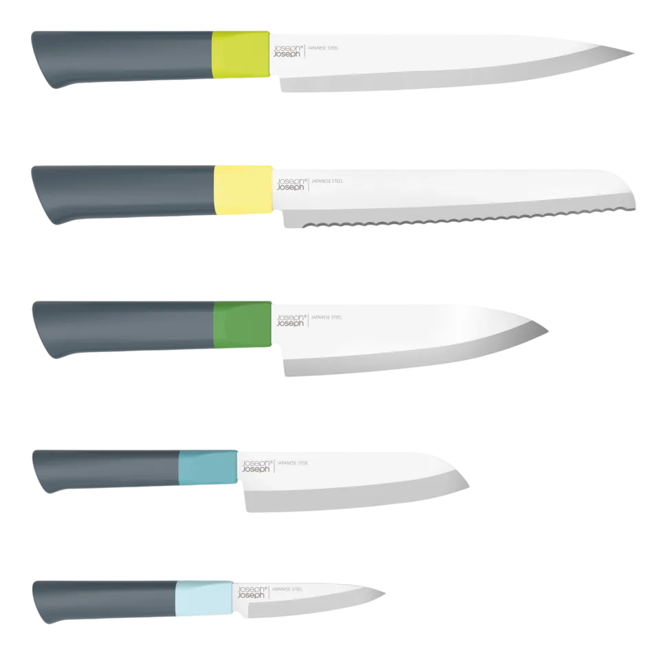 Messenset Joseph Joseph Duo Knife Block Set Multi (5-delig)