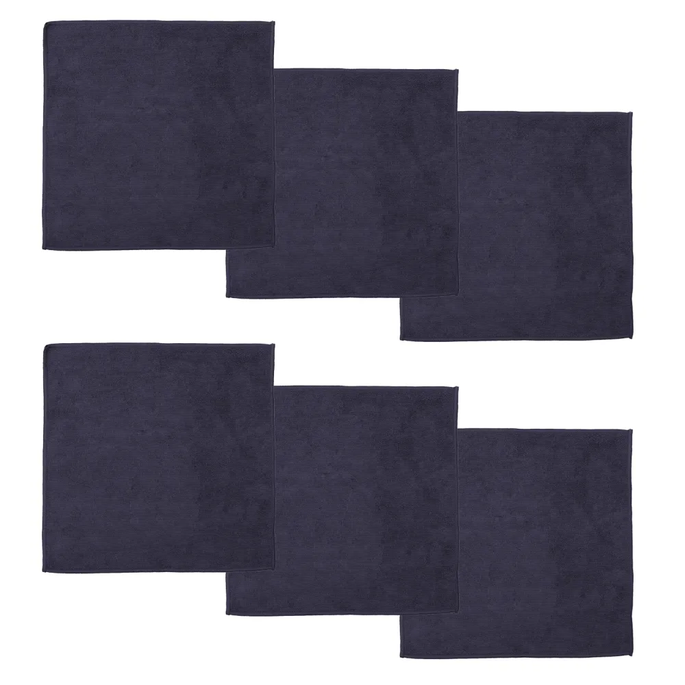 DDDDD Microvezeldoek Billie Blue 30 x 30 cm (6-Delig) New