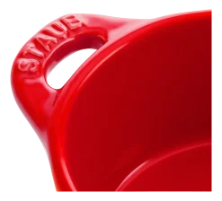 Mini Braadpan Staub Ceramic by Staub Cocotte Rond Kers 10 cm