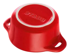 Mini Braadpan Staub Ceramic by Staub Cocotte Rond Kers 10 cm