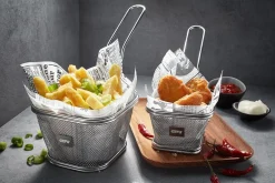 Gefu Mini Serveermand BBQ Groot Zilver Hot