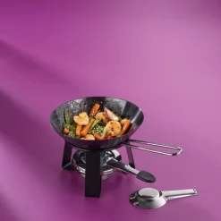 Mini Wok Kela Joy Met Rechaud Zwart 18 cm