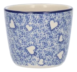 Mok Bunzlau Castle White Hearts Tumbler 220 ml