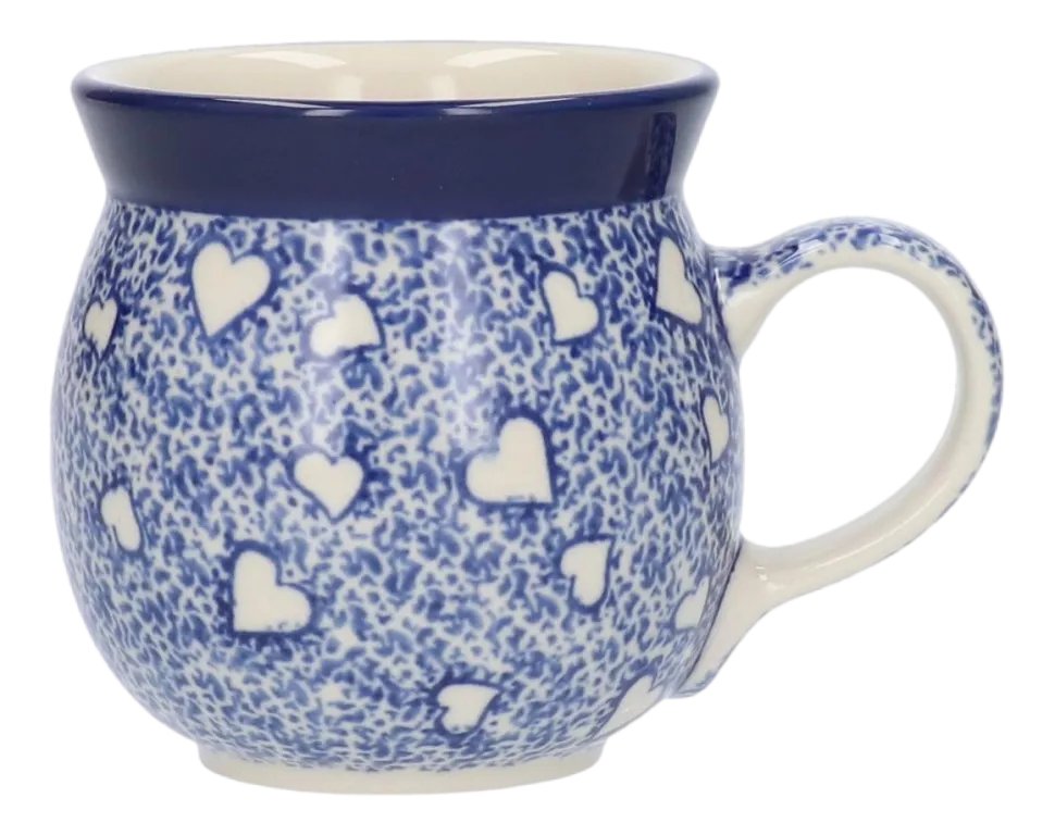Mok Bunzlau Castle White Hearts 240 ml