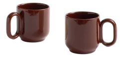HAY Mok Barro Cup Burgundy 250 ml (Set van 2) Online