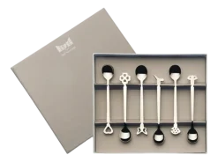 Mepra Mokka Lepels Evento Zilver (6-delig)