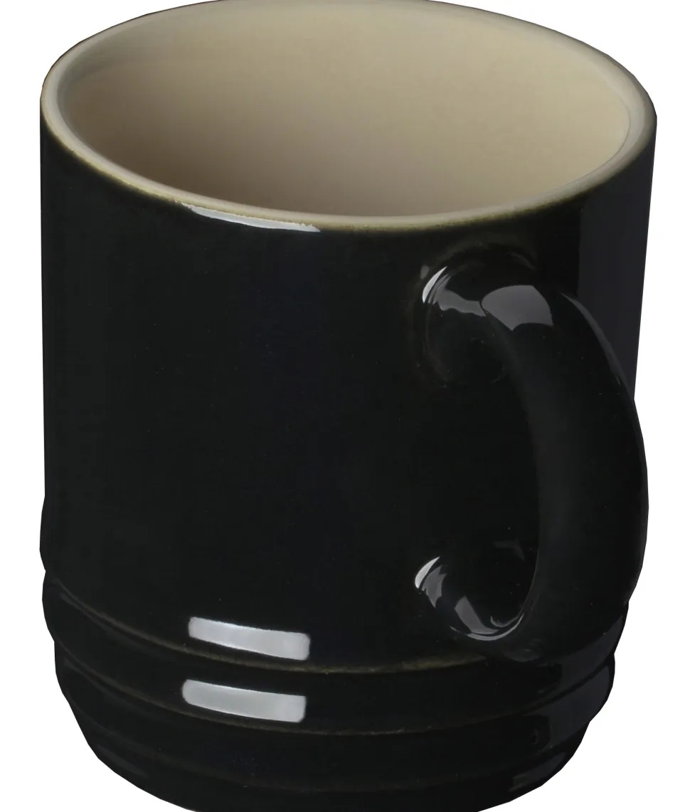 Mok Le Creuset Ebbenzwart 350ml (4-delig)