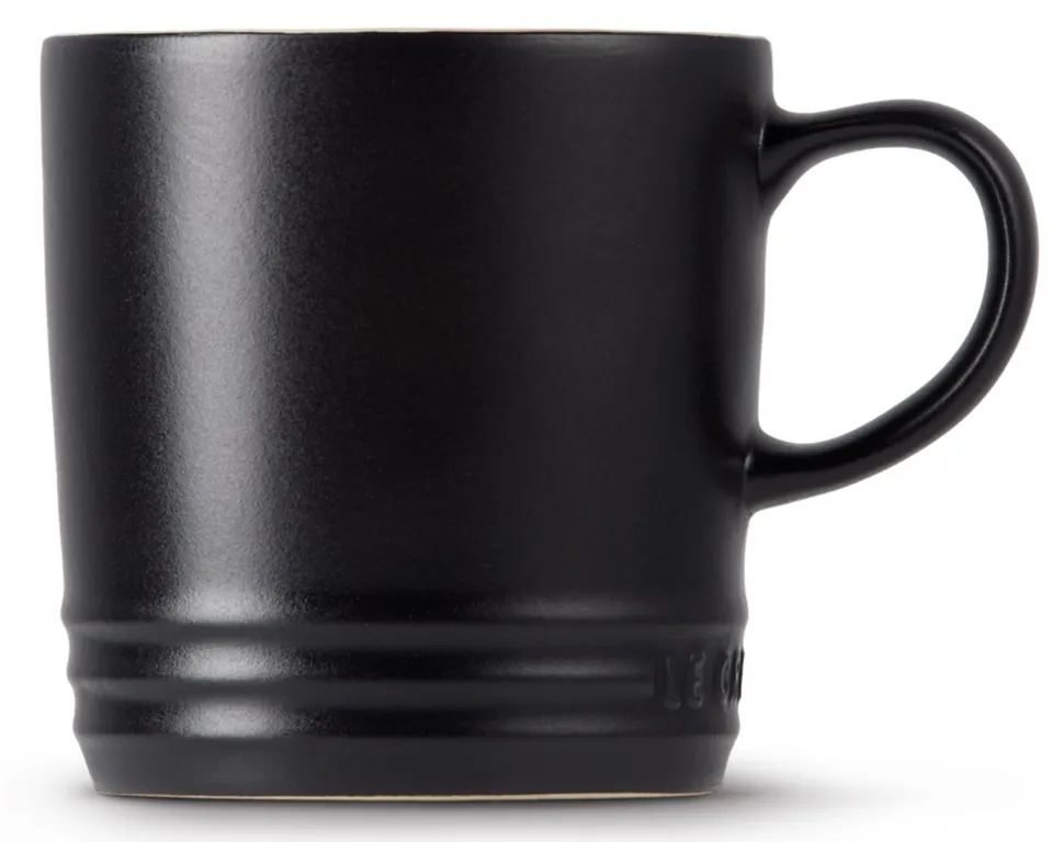 Mok Le Creuset Mat Zwart 350ml (4-Delig)