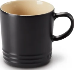 Mok Le Creuset Mat Zwart 350ml (2-Delig)