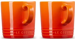 Mok Le Creuset Oranjerood 350ml (2-Delig)