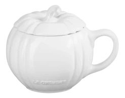 Mok Le Creuset Pompoen met deksel White 400 ml