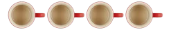 Le Creuset Mok Seattle Kersenrood 400ml (4-Delig) Discount