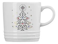 Mok Le Creuset Wit Kerstboom 350ml