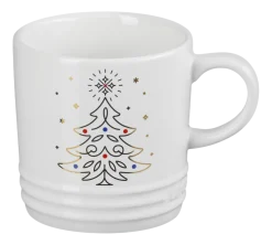 Mok Le Creuset Wit Kerstboom 350ml
