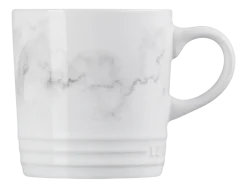 Mok Le Creuset Wit Marble 350ml (4-Delig)