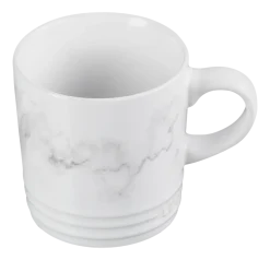 Mok Le Creuset Wit Marble 350ml (4-Delig)