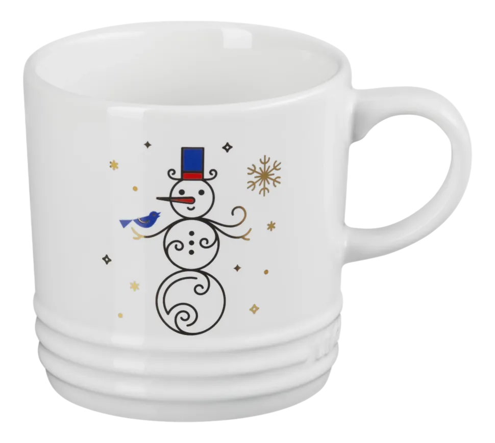 Mok Le Creuset Wit Sneeuwman 350ml
