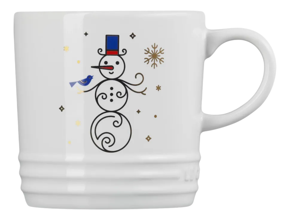 Mok Le Creuset Wit Sneeuwman 350ml