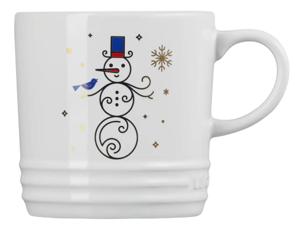 Mok Le Creuset Wit Sneeuwman 350ml