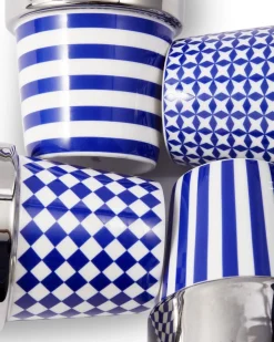 Mok POLSPOTTEN Aunty Dark Blue (Set van 4)