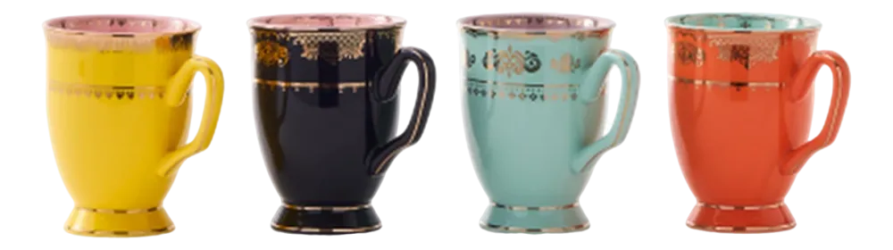 POLSPOTTEN Mok Grandpa Multi (Set van 4)