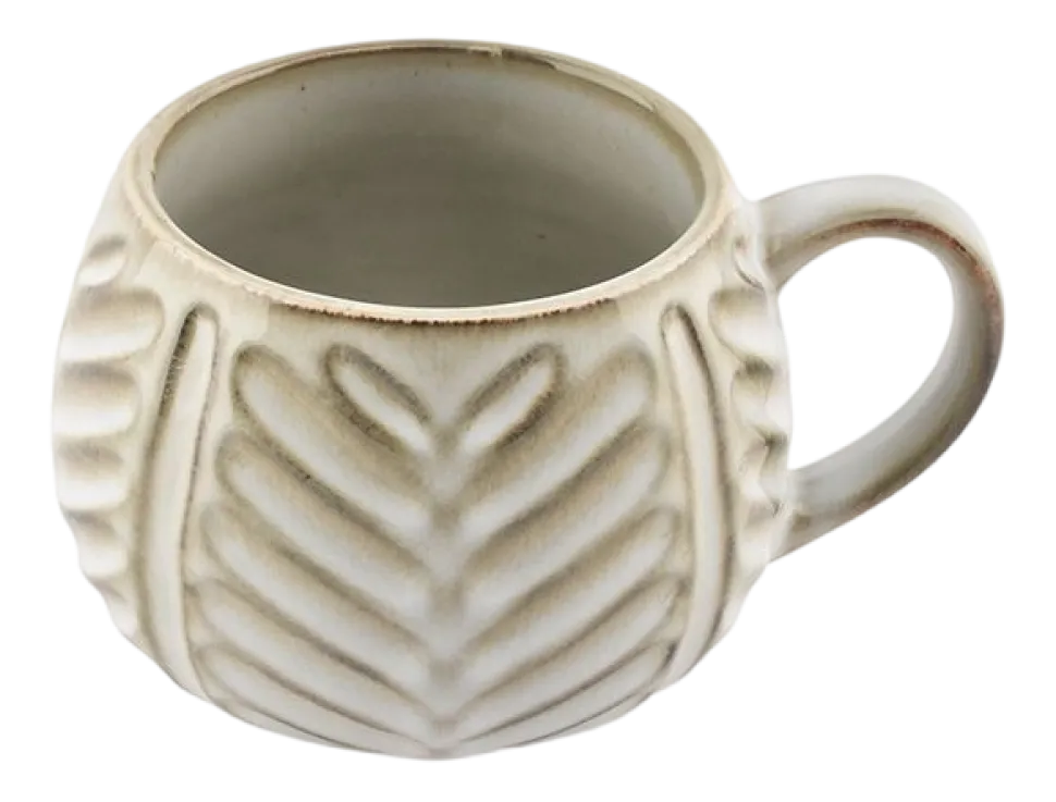 Mok Salt & Pepper Arto Leaf Brown / White / Beige 400 ml