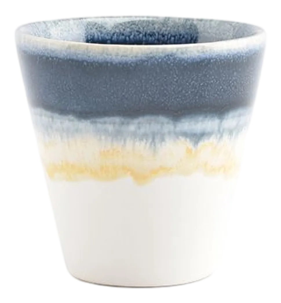 Mok Salt & Pepper Flow Blauw 100 ml (Set van 4)