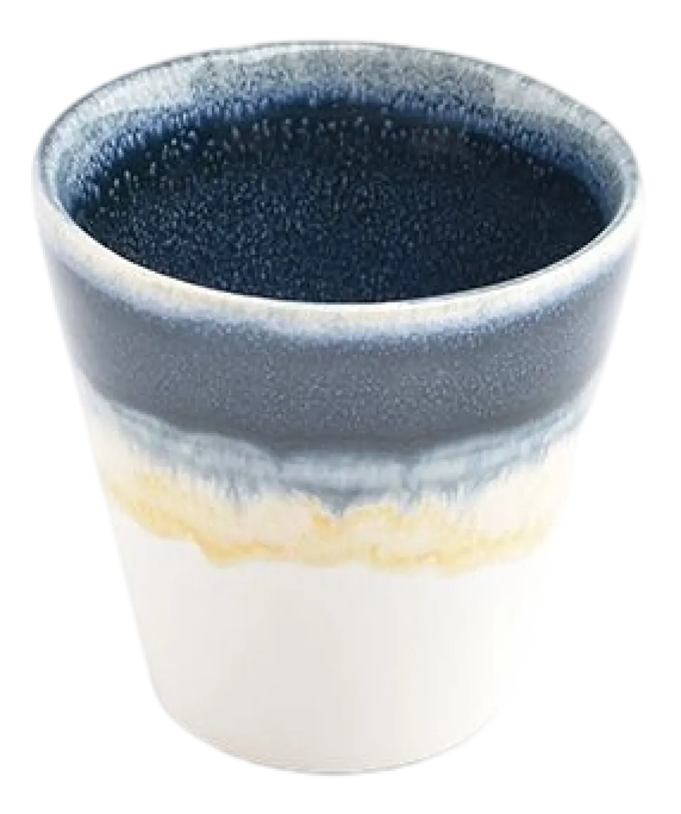Mok Salt & Pepper Flow Blauw 100 ml (Set van 4)
