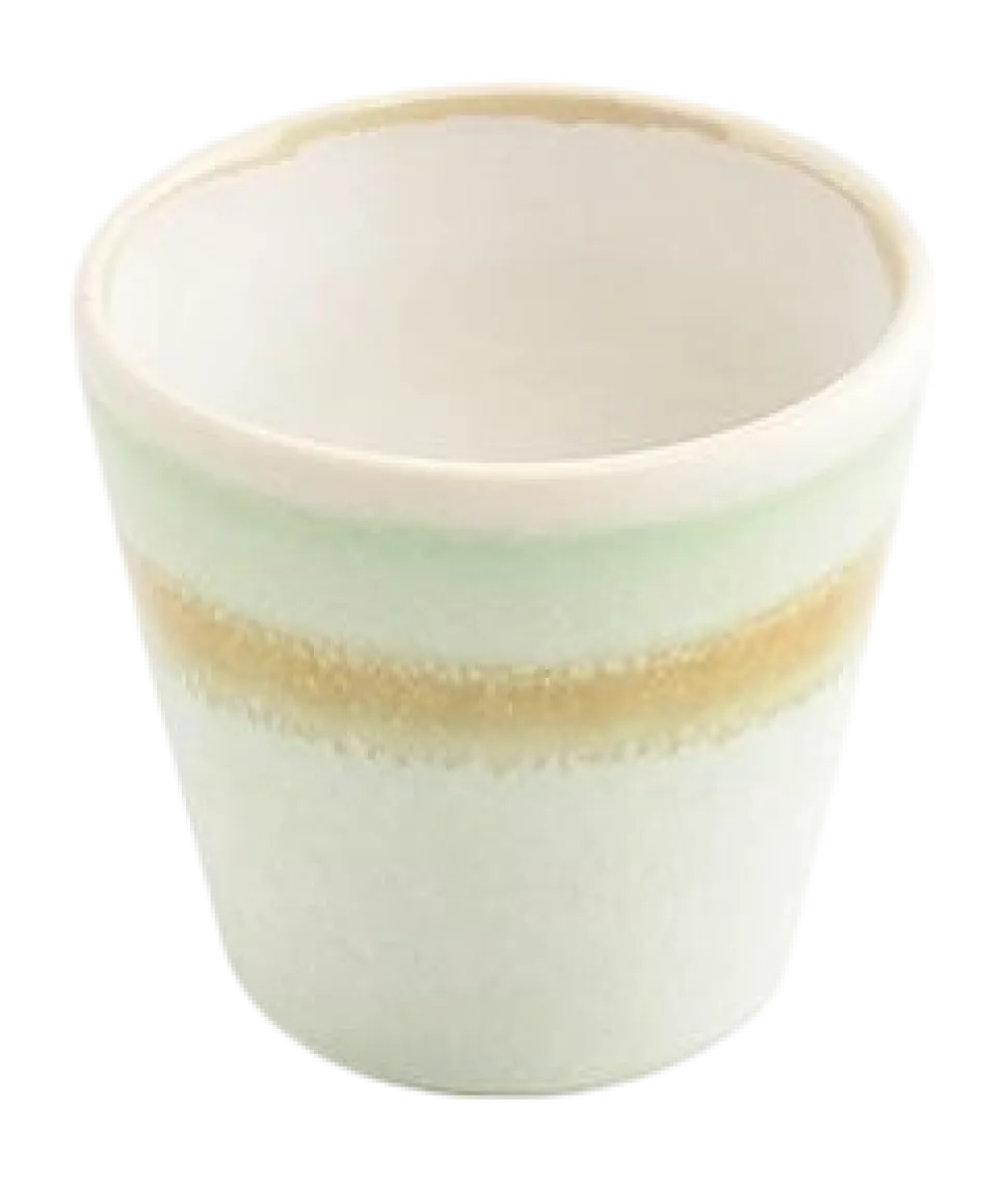 Mok Salt & Pepper Flow Groen 100 ml (Set van 4)