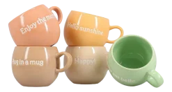 Salt & Pepper Mok Muggies Pink 420 ml Hot