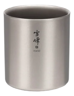 Mok Snow Peak Titanium Double Wall Stacking 450ml