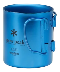 Snow Peak Mok Titanium Double Wall Blue 450ml Sale