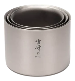 Mok Snow Peak Titanium Double Wall Stacking 400ml