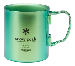 Snow Peak Mok Titanium Double Wall Green 450ml