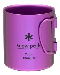 Mok Snow Peak Titanium Double Wall Purple 450ml