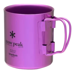 Mok Snow Peak Titanium Double Wall Purple 450ml