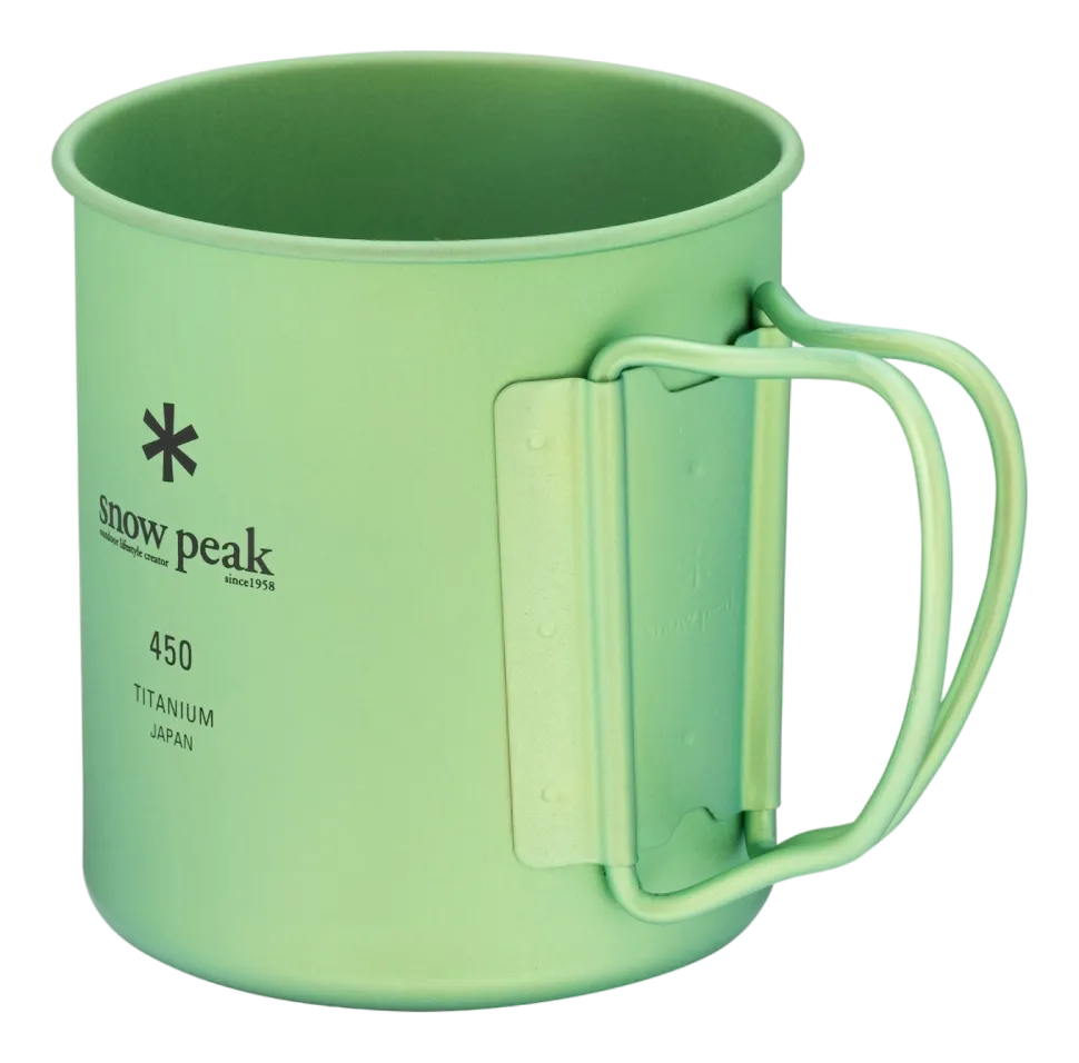 Mok Snow Peak Titanium Single Wall Green 450ml
