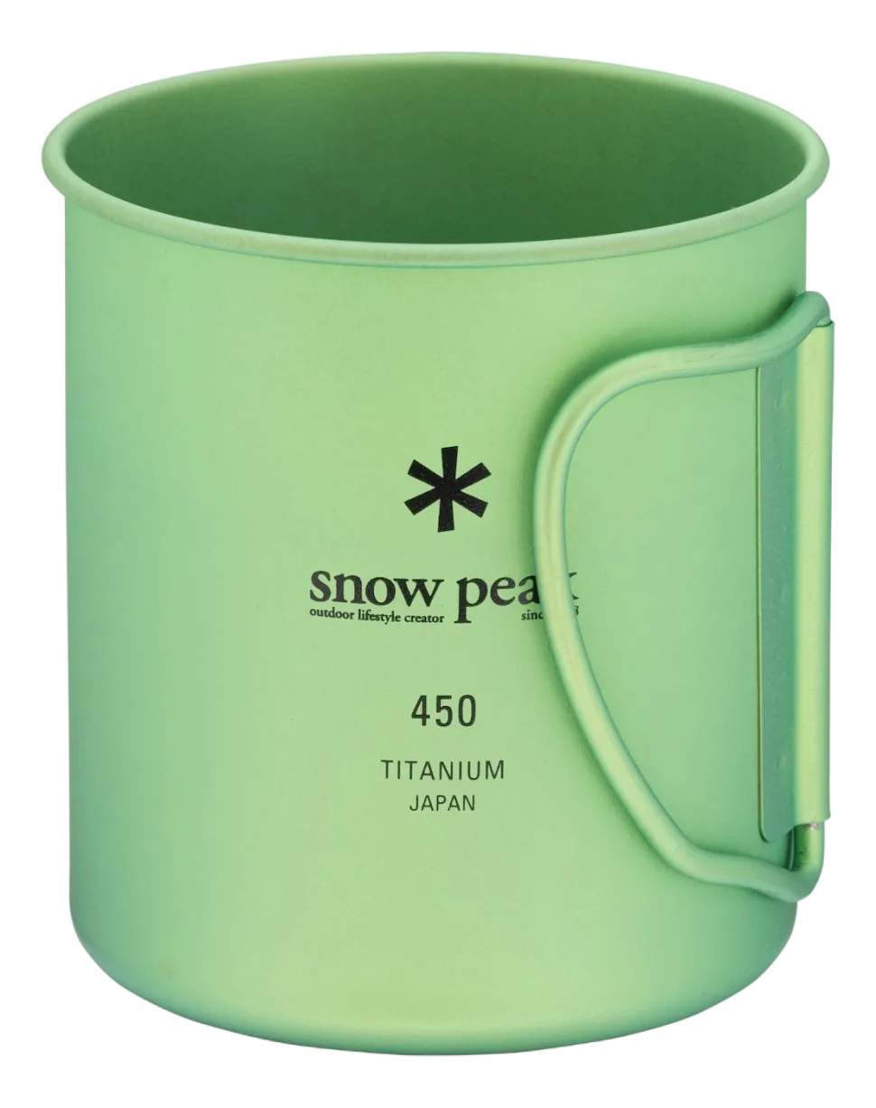 Mok Snow Peak Titanium Single Wall Green 450ml
