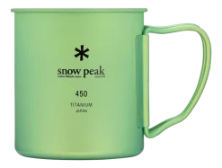 Mok Snow Peak Titanium Single Wall Green 450ml