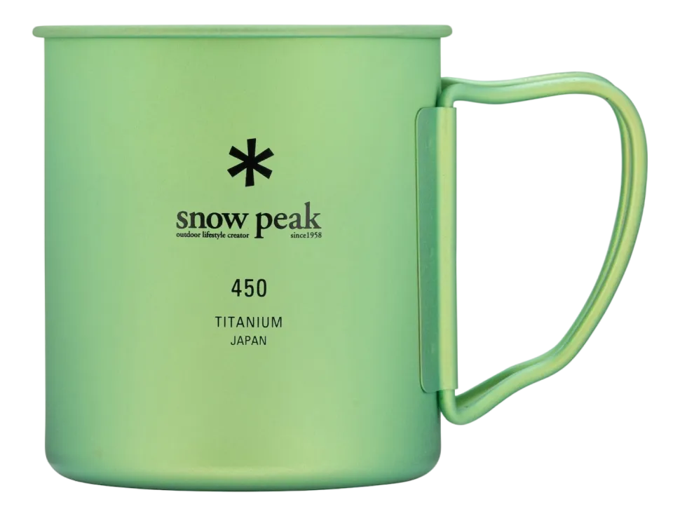 Mok Snow Peak Titanium Single Wall Green 450ml