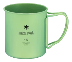 Mok Snow Peak Titanium Single Wall Green 450ml