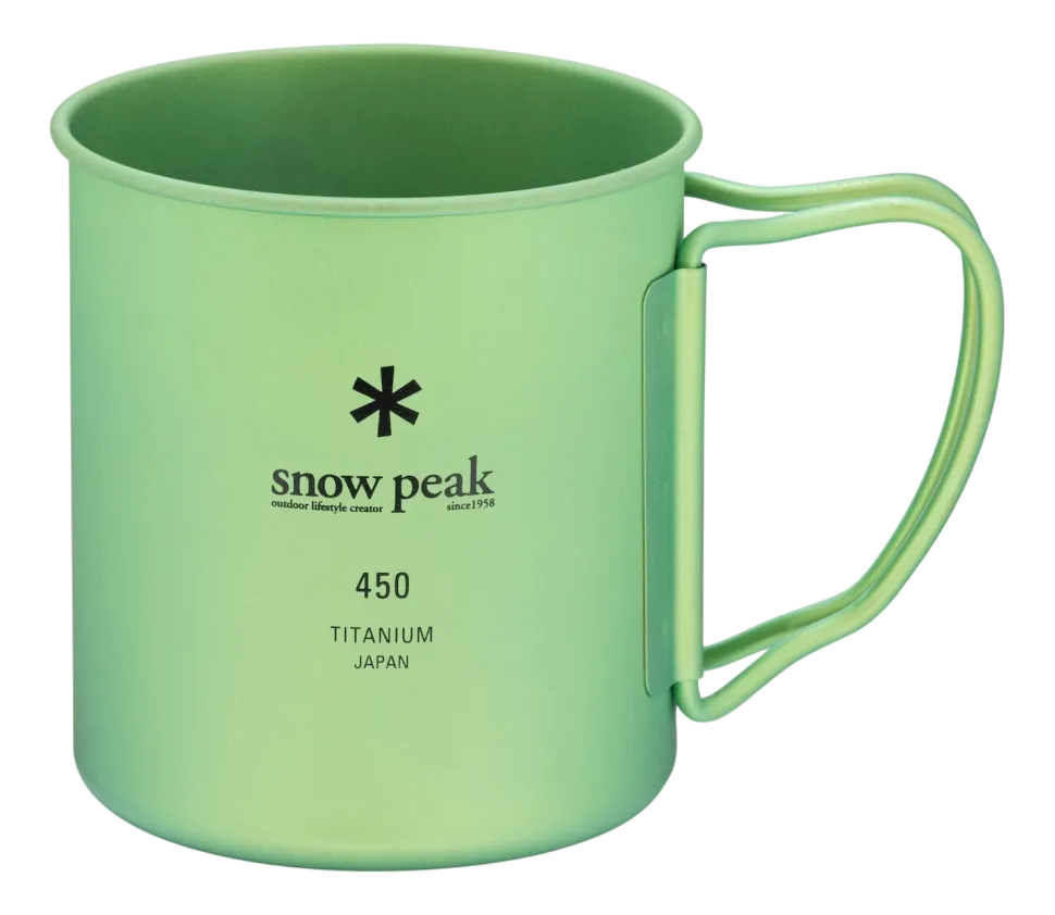 Mok Snow Peak Titanium Single Wall Green 450ml